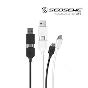 스코시 2 in 1 USB3.0 PD 고속 충전 케이블 A/C to C타입