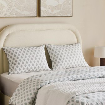  라일리 60수 고밀도워싱면 베개커버