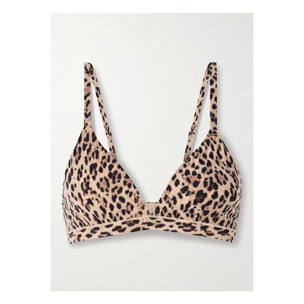 스킴스 피츠 에브리바디 트라이앵글 브라렛 시에나 재규어 레오파드 46376663162921444