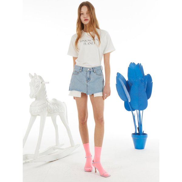 [리퍼브]UP-223 미니스커트 블루 _ MINI SKRIT_BLUE