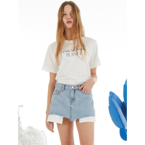 [리퍼브]UP-223 미니스커트 블루 _ MINI SKRIT_BLUE