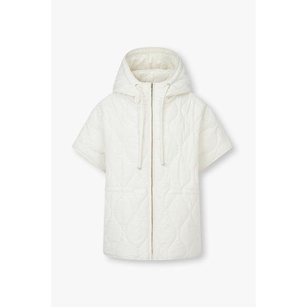 퀼팅 후디드 판초 점퍼 7225418001106