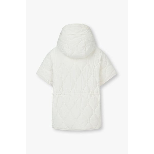 퀼팅 후디드 판초 점퍼 7225418001106