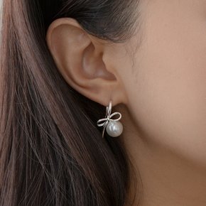 EG354 Ribbon Pearl Earring