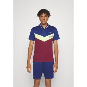 3767293 Lacoste TENNIS - Print T-shirt methylene/limeira zin