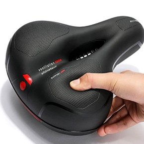 자전거 메모리폼 안장 쿠션 라이딩 흡수 스폰지 마모가죽