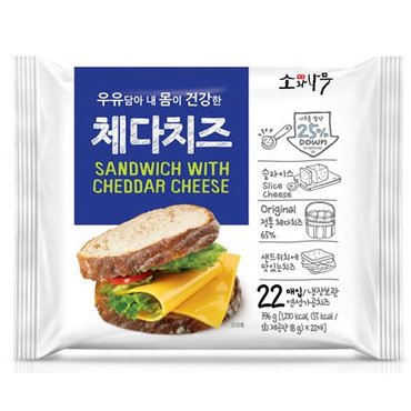 동원 [S][동원]소와나무 체다치즈 396g(18g x22매) x4개