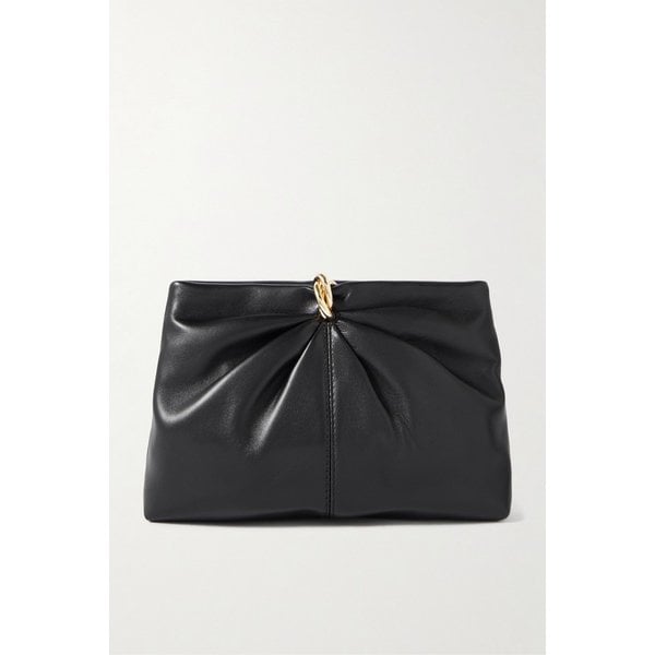 로플러 랜달 코린 골드톤 링 가더드 가죽 숄더백 46376663163039317