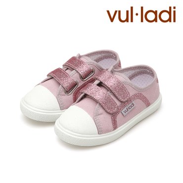 트래드후스 [VULLADI] 불라디 글리터 스트랩 스니커즈 핑크 키즈스니커즈 아동스니커즈 키즈신발