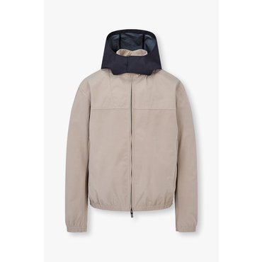 ARMANI EXCHANGE 남성 디태처블 배색 후디드 자켓(A415110021) 다크 베이지
