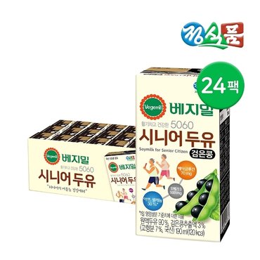 베지밀 정식품 베지밀 시니어두유 190ml 24팩