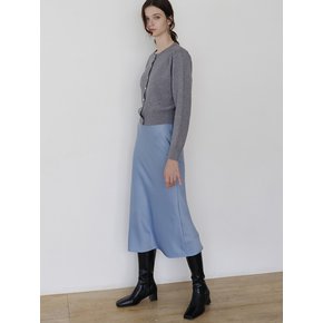 [24FW] Lautre Satin flare skirt blue