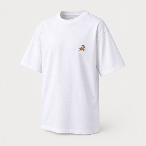 FW24 남성 스피디 폭스패치 티셔츠 MM00125KJ0008 P100