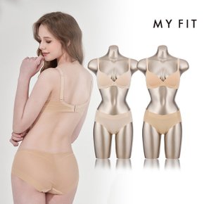 MYFIT 라이트톤콤보 노와이어 여자속옷세트 4종_P335493556