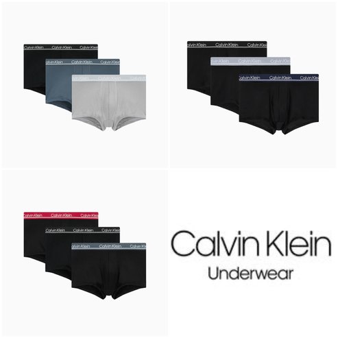 Calvin Klein Underwear 남성 24FW 마이크로 플러스 3PK 드로즈 3종 택1 (NP2443O-EMA/0NJ/0CO)