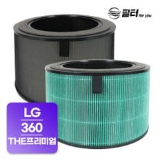 필터포유 LG 엘지 퓨리케어 360 공기청정기 호환 필터 (THE프리미엄 H13)