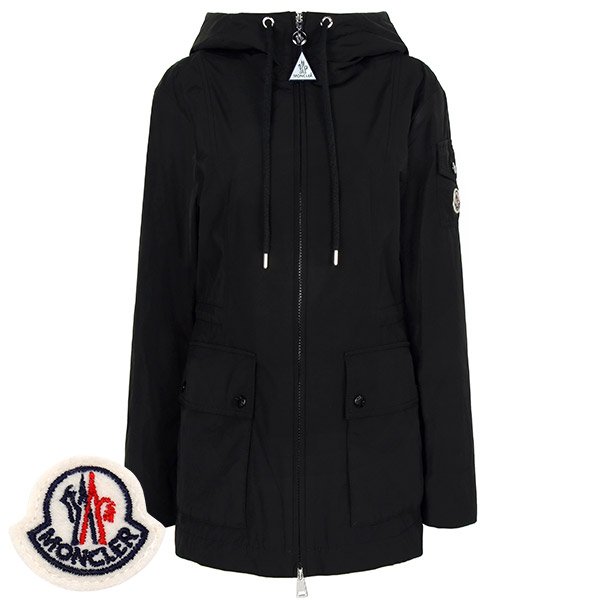 [부산점] 몽클레어 블랙 레안드로 후드 집업 자켓 LEANDRO 1A00170 549P3 999