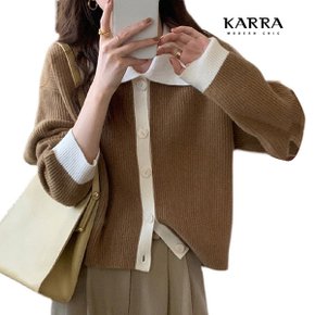 KARRA 골지포인트가디건_A3F0681