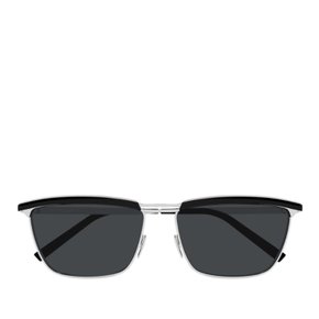 [해외배송] 생로랑 메탈 프레임 렉탱귤러 선글라스 SL 795 JOE 003 SILVER SILVER GREY 57