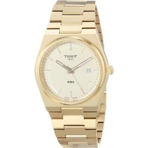 영국 티쏘 메탈시계 Tissot Prx Mens Gold 워치 T137.410.33.021.00 1744201