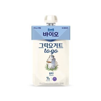  매일 바이오 그릭 TO-GO 플레인 2입 (120g*2)