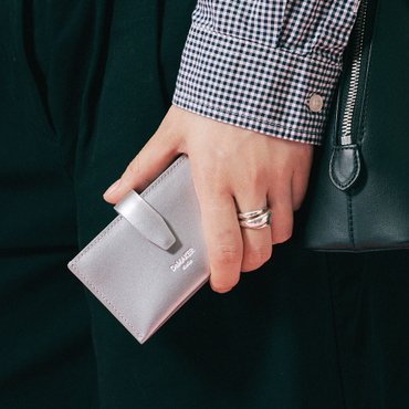 드메이커 [25SS]Folding wallet-silver DF25FBFW53S