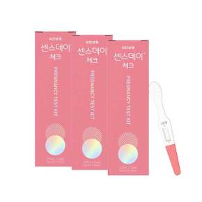 센스데이 체크 1키트x3개 임신테스트기 비밀배송 유한양행 센스데이 임테기 비밀배송