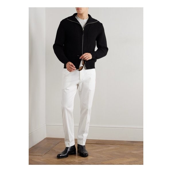 테이퍼드 코튼 블렌드 트윌 치노 팬츠 46376663162880742