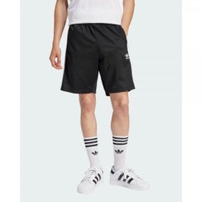 4159399 adidas Adicolor Firebird Shorts Mens - Black / White