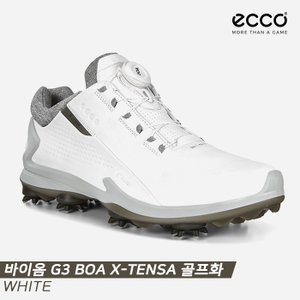  [에코정품]2022 에코 바이옴 G3 보아 X-TENSA 골프화 [131834-01007][화이트][남성용]