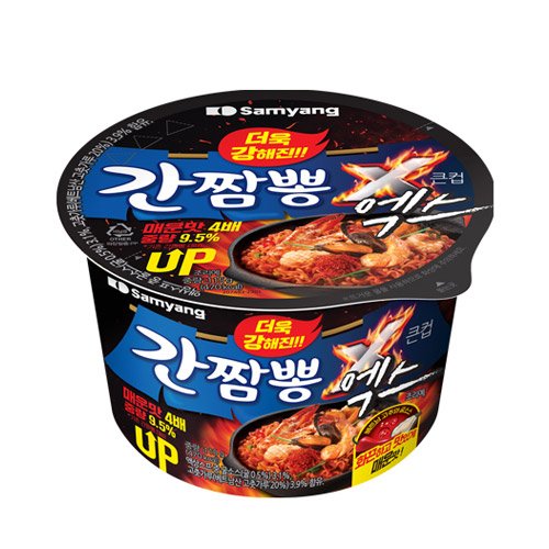 삼양 간짬뽕 엑스 큰컵라면 115g 16개