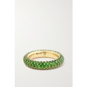 Puffy Earth 18-karat Gold Tsavorite Ring 그린