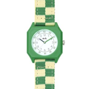 [공식수입정품] 미니쿄모 MK44 Checkered 섬머그래스 시계