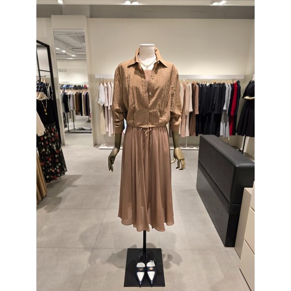 [파주점] 셔츠 세트 밴딩 원피스 JS5B0OP871