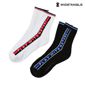 공식 신상 남성 CO 사이드 워딩 앵클 삭스 골프 양말 WMP25S03
