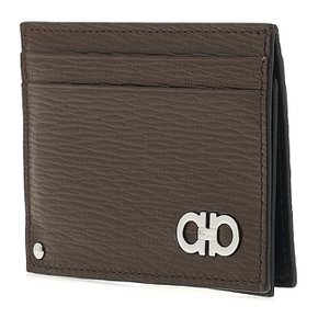 [페라가모]남성 더블 간치니 카드홀더 66 A061 BROWN 0753610 /2