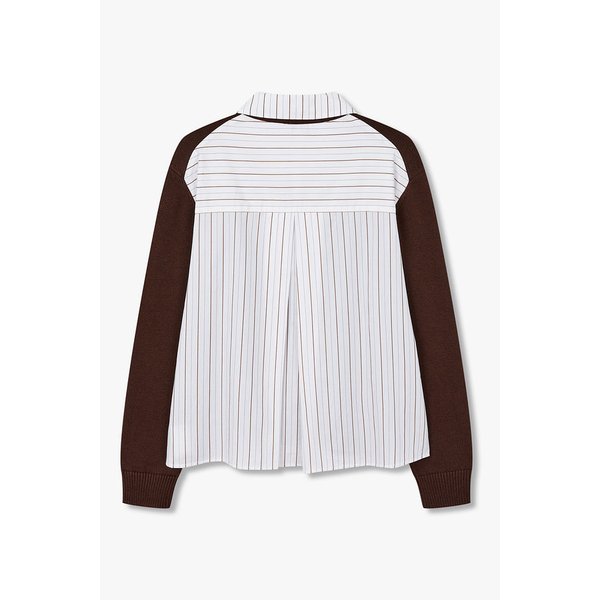 [PS PAUL SMITH] 여성 백 셔츠 패치 가디건 5745328102000