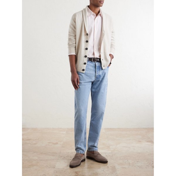 록포드 숄 칼라 캐시미어 울 블렌드 가디건 46376663163110693