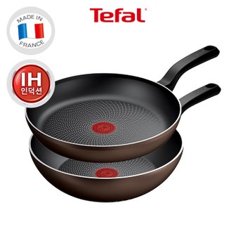 테팔 [프랑스신제품] 테팔 인덕션 라이트쿡 2종(팬28+웍28)