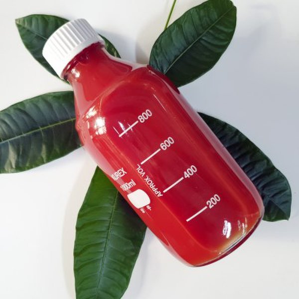 확대된 대표 눈금유리병 1000ml 레트로 메저링 글라스보틀 (MF1000)