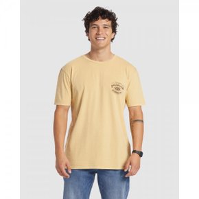 4376776 Quiksilver Mens Highlight Reel T Shirt - WHEAT