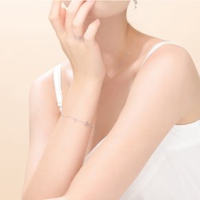 실버 925 디아망라끌레 다이아 팔찌
