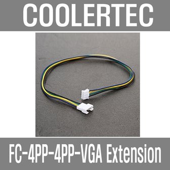 엠지솔루션 쿨러텍 VGA PWM 연장케이블 FC-4PP-4PP-VGA Extension