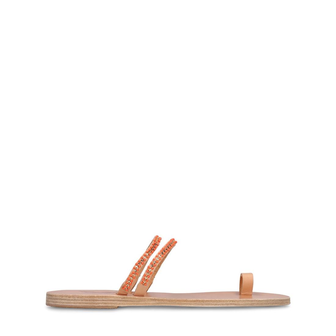[해외배송] 23 S/S ANCIENT GREEK SANDALS 10MM SKALIDA 레더 플랫슈즈 B0060334864