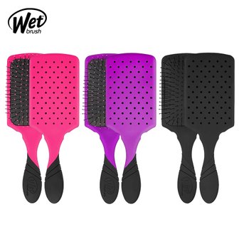 웻브러쉬 wet brush 프로 패들 디탱글러 헤어브러쉬 드라이 빗 극손상모 두피 마사지