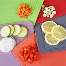  헤스타 국내산 파스텔 실리콘 도마 위생 친환경 살균세척 도마