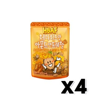  바프 체다치즈맛 아몬드앤프레첼 견과류간식 40g x 4개