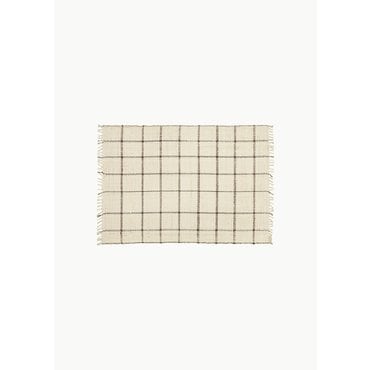 샵아모멘토 안칸 24PF Woven Grid Placemat, Beige