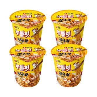 너만아는과자점 농심 누들핏 카구리맛 40.5g x 4개 / 저칼로리 비빔 컵라면