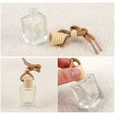 제이큐 사각 디퓨저 유리 공병 미니 차량 심플 선물 10ml 3개 X ( 2세트 )